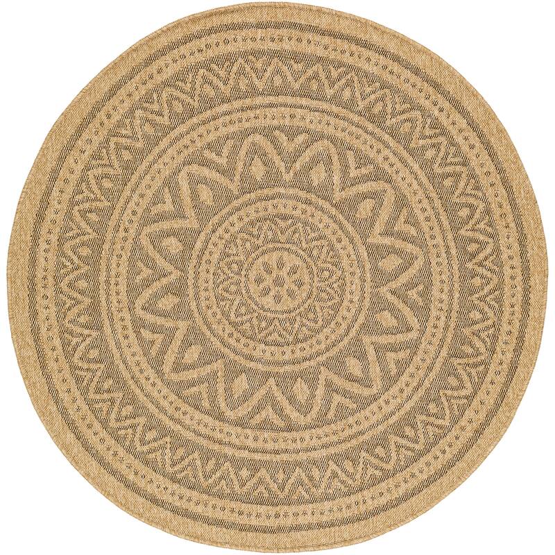 Encore Farmhouse Medallion Indoor/Outdoor Area Rug