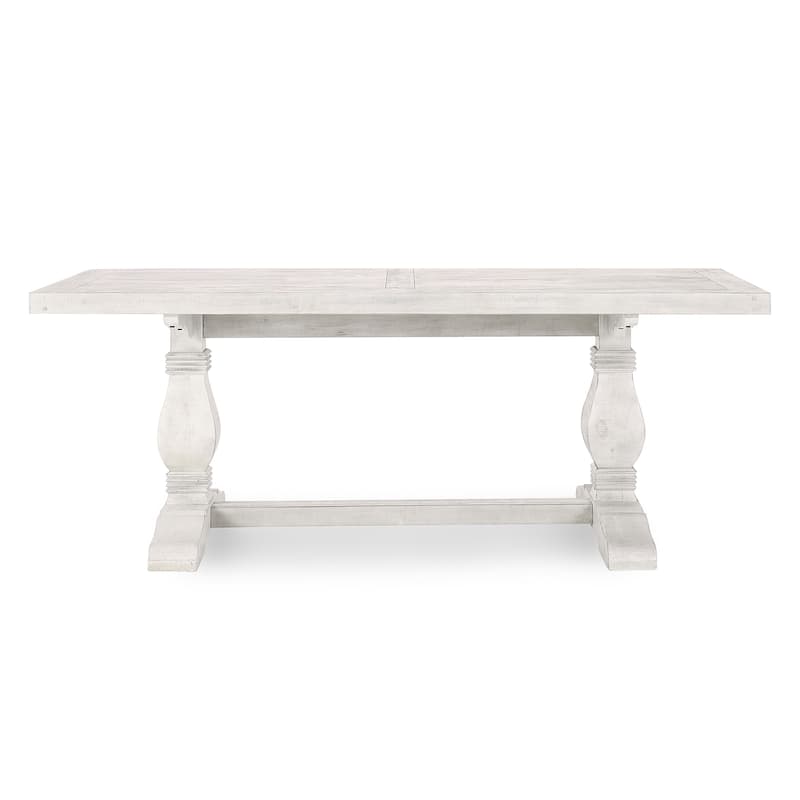 Classic Home Caleb 94" Solid Wood Farmhouse Dining Table