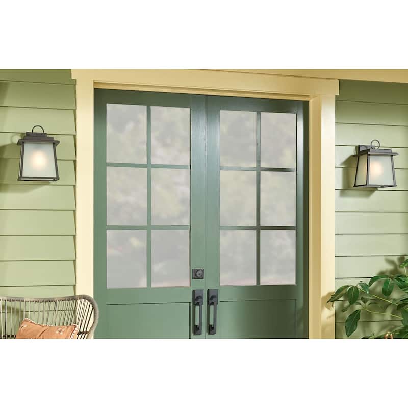 Kichler 59106 Noward 12" Tall Outdoor Wall Sconce with Satin Etched