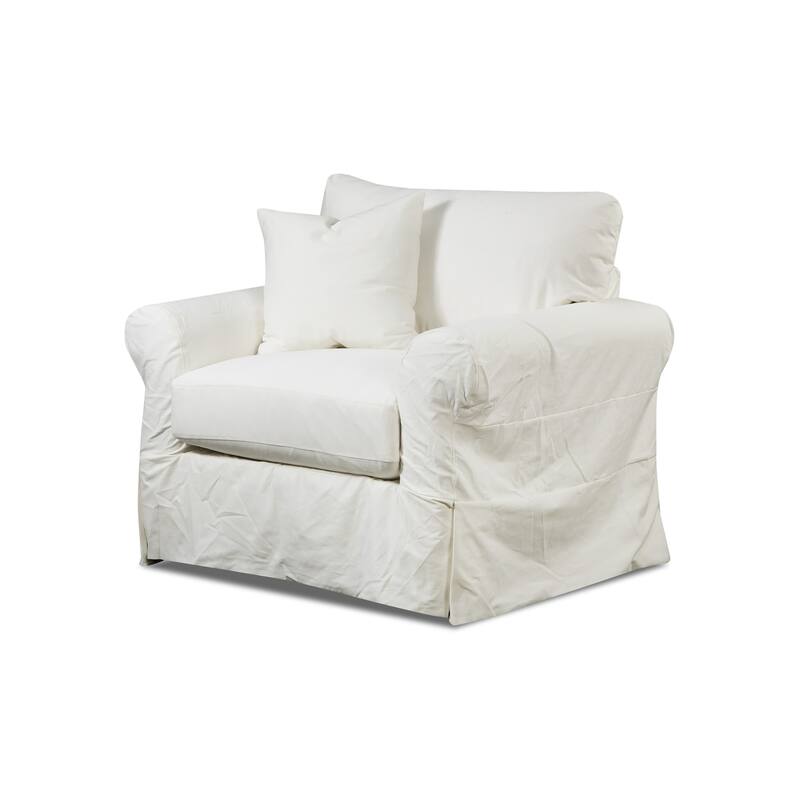 Slater Slipcover Chair - White