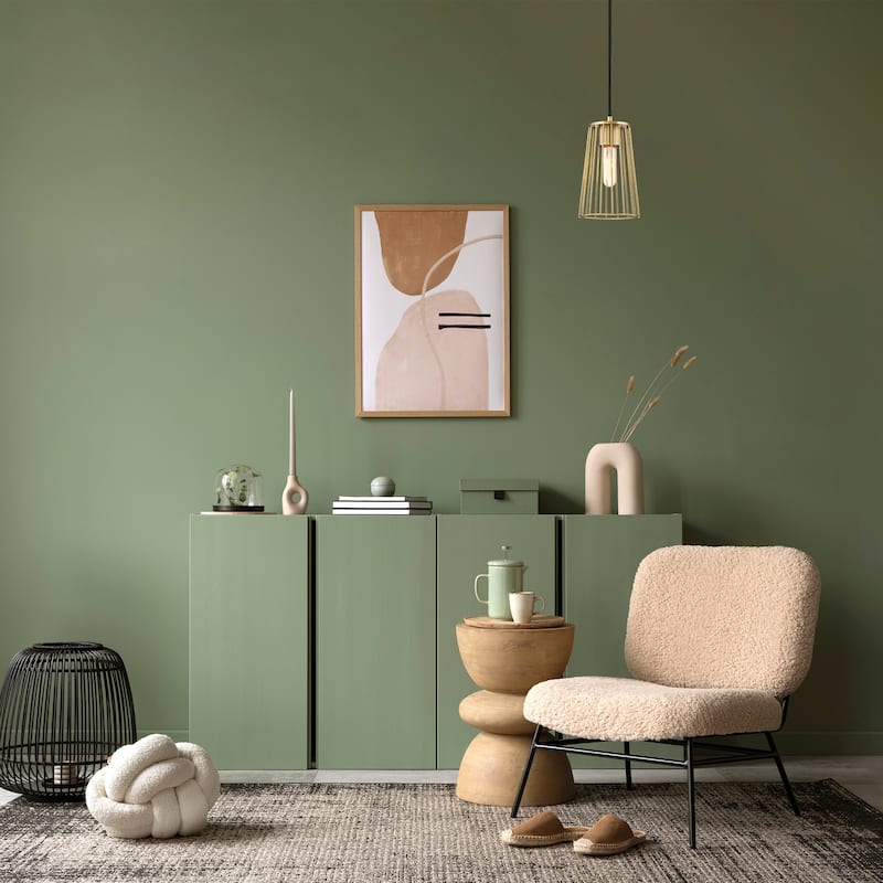 Liana 60 Watt 1-Light Brushed Gold Glam Pendant Light with Wire Cage Shade - 9.75