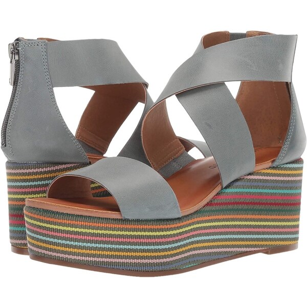 Cheap lucky brand women's jenepper wedge sandals Clearance