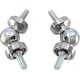 preview thumbnail 13 of 40, MERIVILLE Hinged Elbow Connector - Designed for Bay Window Curtain Rods or Corner Drapery Rods up to 1-inch Diameter Satin Nickel - For 5/8" rod