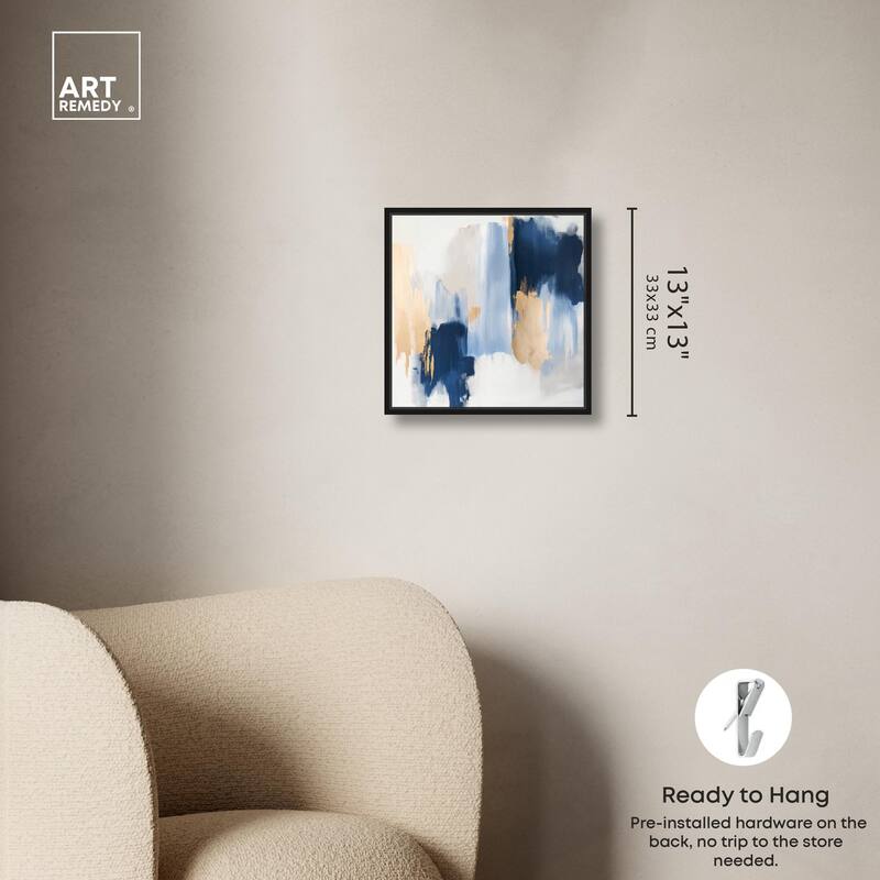 Tranquil Blue Depths I Canvas by Art Remedy
