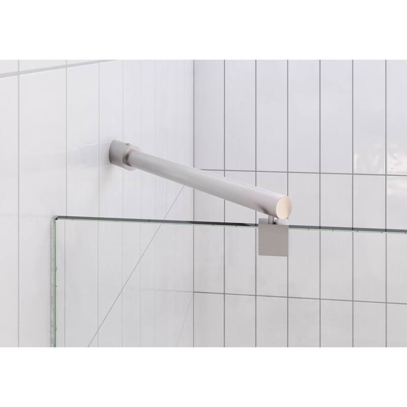 Glass Warehouse 78" x 41.75" Frameless Shower Door - Glass Hinge