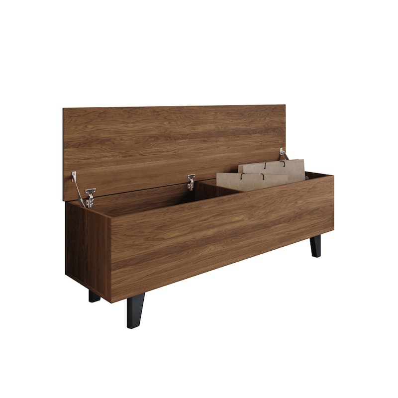 Clayfell Auburn Storage Cabinet Bench