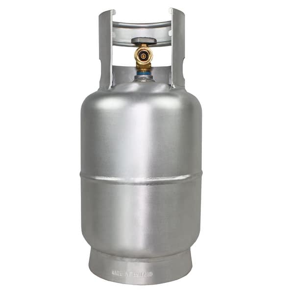 slide 2 of 11, Flame King 10LB Aluminum Propane Tank with OPD Valve, Corrosion-Resistant & Rust-Free, Lightweight