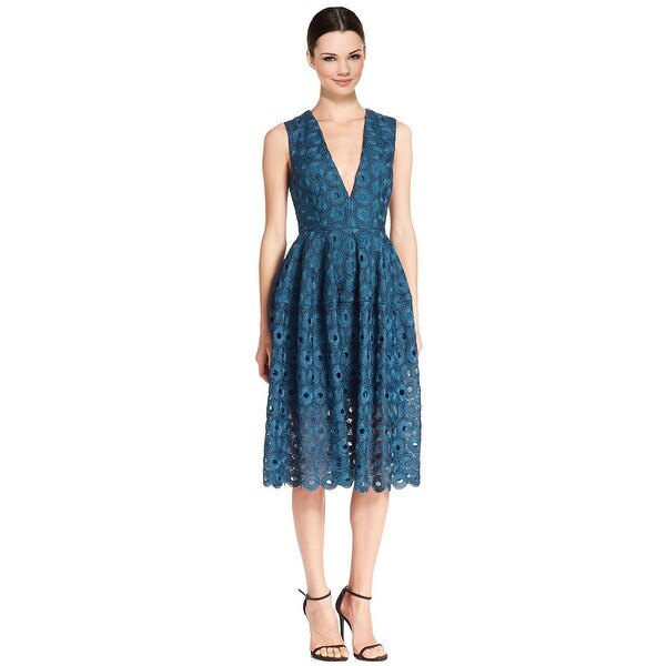 peacock cocktail dress