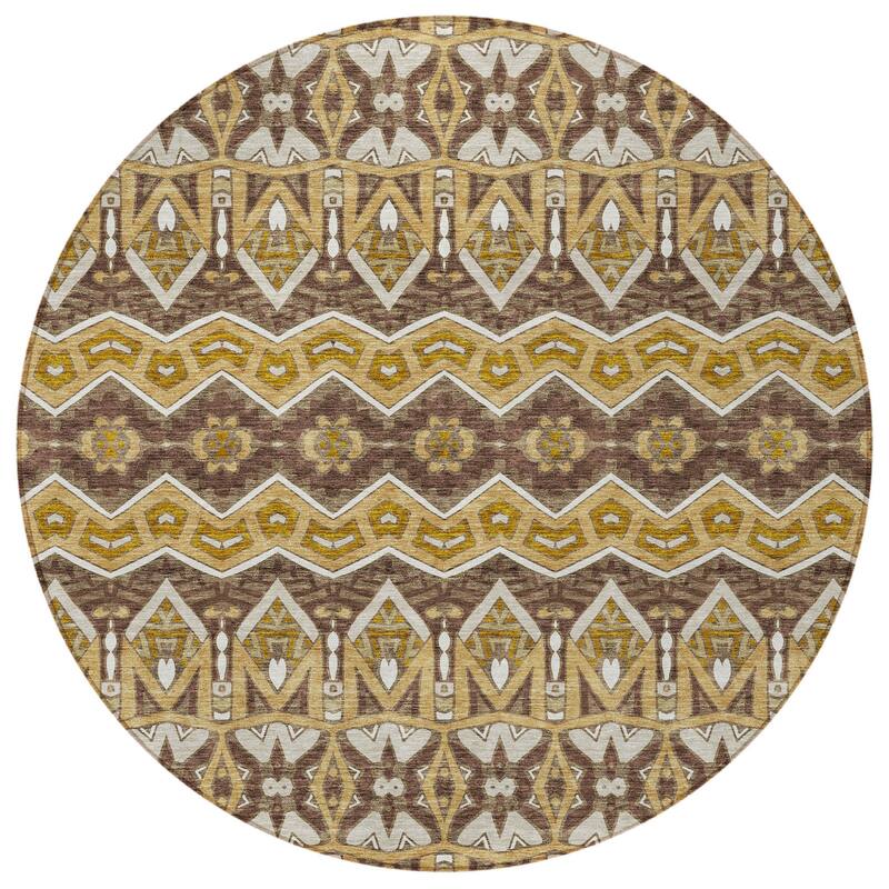 HomeRoots Moroccan Transitional Rectangle Outdoor Rug