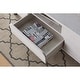 preview thumbnail 4 of 7, Mankx Mid-Century Modern White 47-inch 3-Shelf Coffee Table by Furniture of America