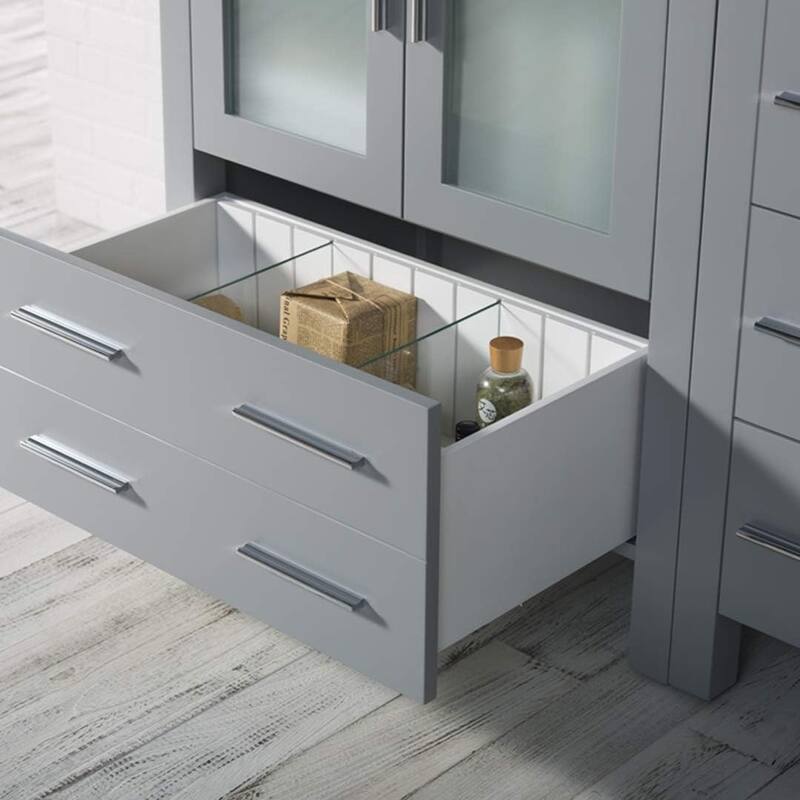 Blossom Sydney 42 Inch Solid Wood Bathroom Vanity with Sink & Cabinet