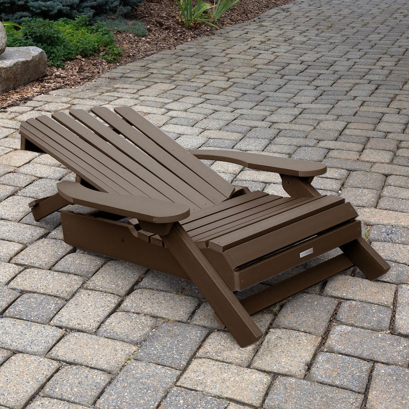 HIGHWOOD King-Size Folding and Reclining Adirondack Chair