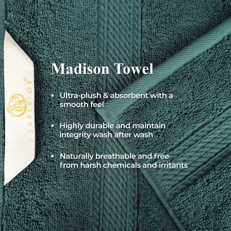 Superior Luxury Egyptian Cotton Bath Towel Set of 4 Ultra Plush, Heavyweight, Absorbent Spa & Hotel Quality Bath Towels Set