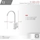 preview thumbnail 14 of 30, Kitchen Sink Drinking Water Faucet, Commercial Water Filtration Faucet, Stainless Steel, Contemporary Style High-Spout