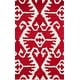 preview thumbnail 81 of 83, SAFAVIEH Handmade Wyndham Zvonka Modern Wool Rug 3' x 5' - Red/Ivory - Rectangle