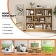 preview thumbnail 8 of 18, Costway 10-Cube Bookcase for Kids 41"Wooden Toy Storage Organizer for - See Details