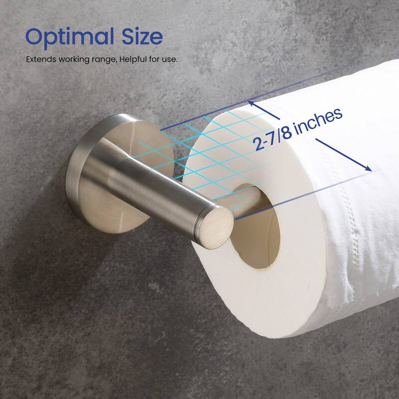 Circular 4-Piece Bathroom Hardware Set