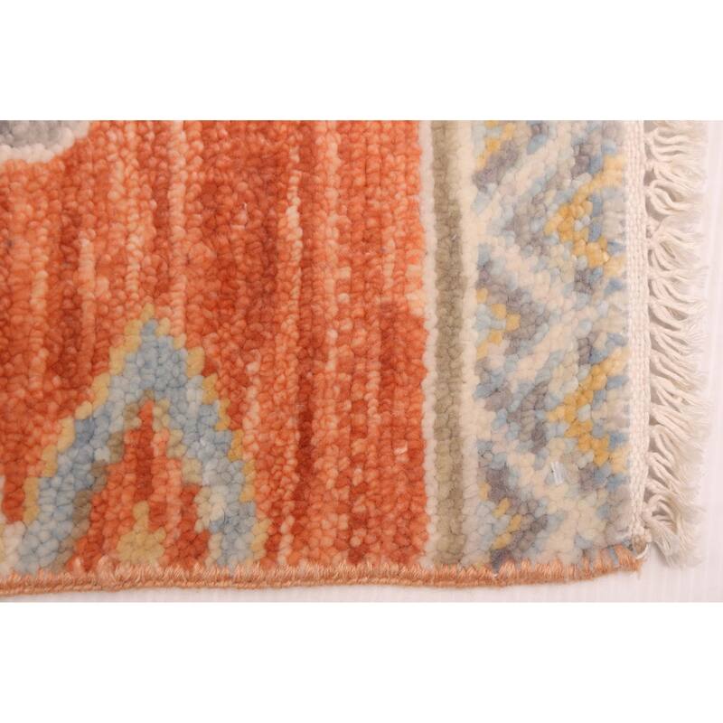 ECARPETGALLERY Hand-knotted Shalimar Rust Wool Rug - 9'0 x 12'0