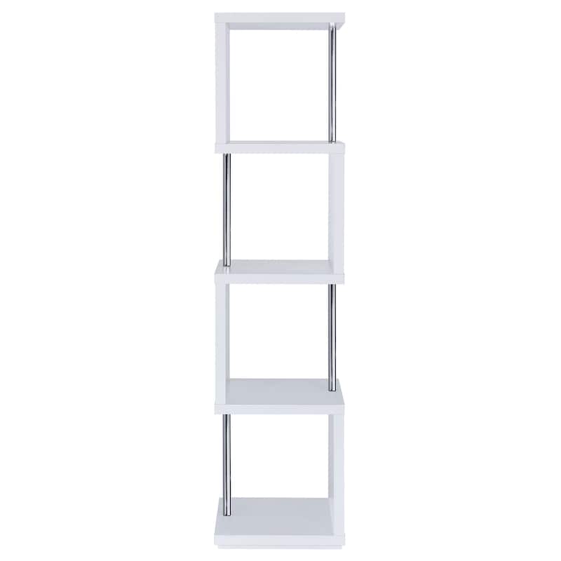 Baxter Contemporary 67-inch 4-shelf Bookshelf - 15.50" x 15.50" x 66.50"