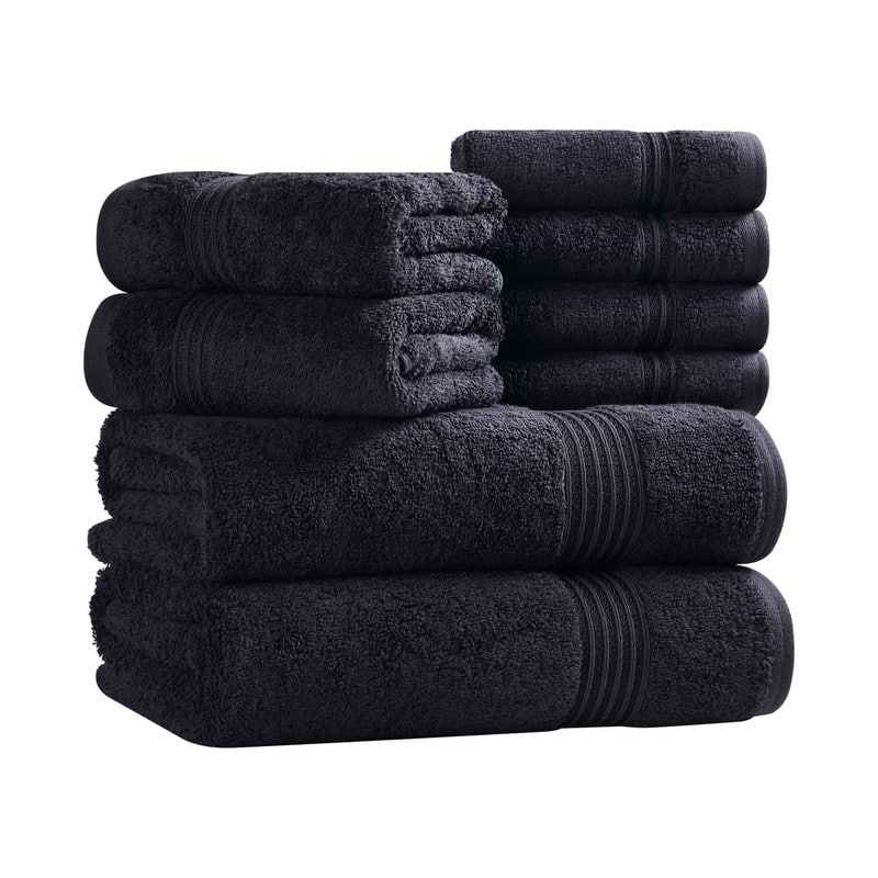 Superior Heritage Egyptian Cotton Absorbent 8-Piece Towel Set