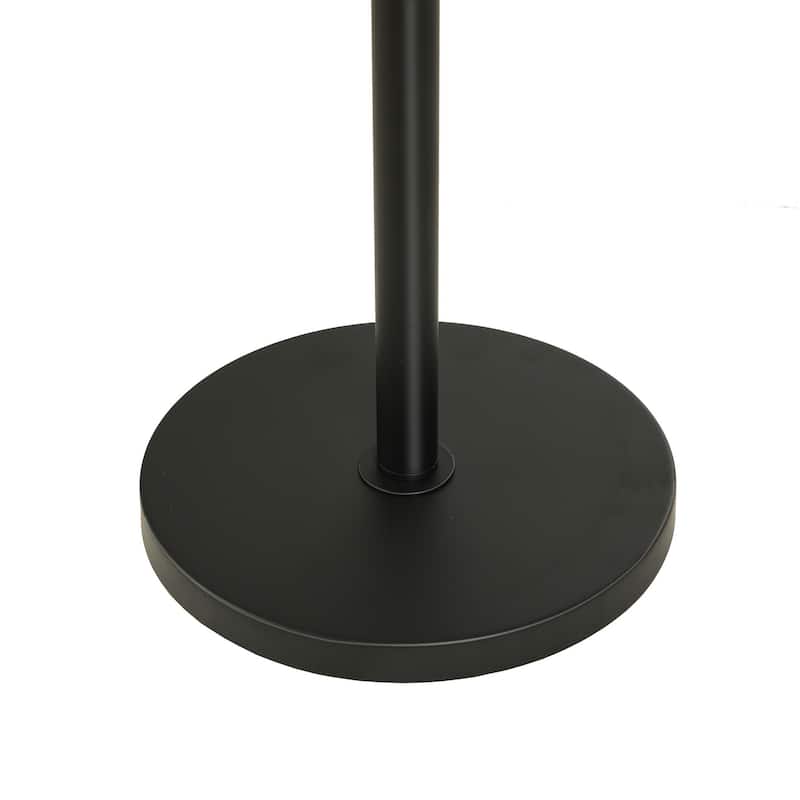 Brushed Black - Industrial Floor Lamp With Multi Arm Supports