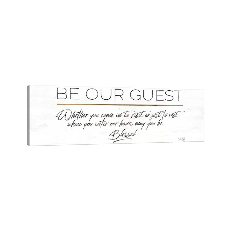 iCanvas "Be Our Guest" by Marla Rae Canvas Print