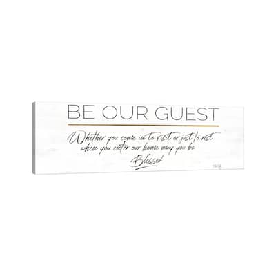 iCanvas "Be Our Guest" by Marla Rae Canvas Print