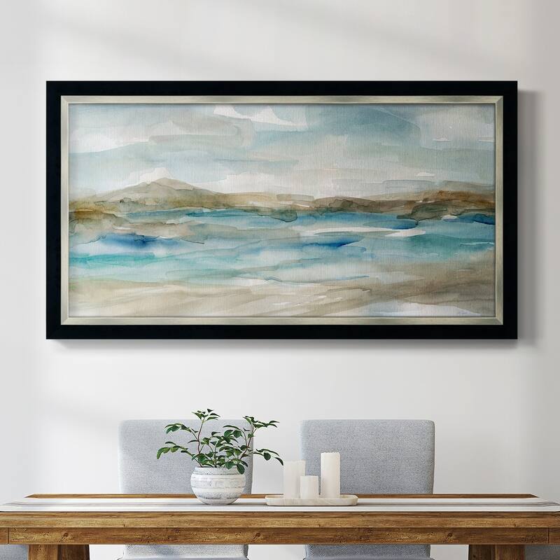 Peaceful Beach II Premium Framed Canvas- Ready to Hang