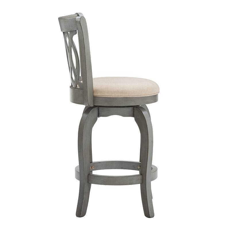 Verona Swivel 24-inch Counter Height Stool by iNSPIRE Q Classic
