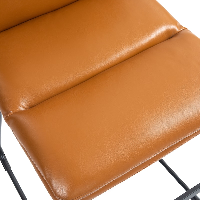 Set of 2 Aulani Upholstered Metal Frame Counter Stool