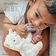 preview thumbnail 7 of 6, Bearington Baby Lil' Alma Llama 5.5" Plush Rattle, Great Baby Shower Gift