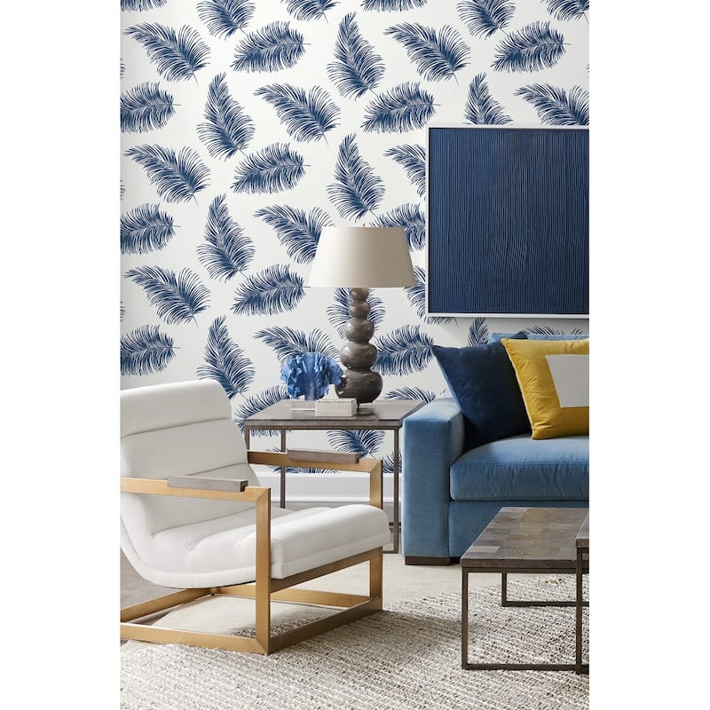 Luxe Haven Tossed Palm Peel and Stick Wallpaper