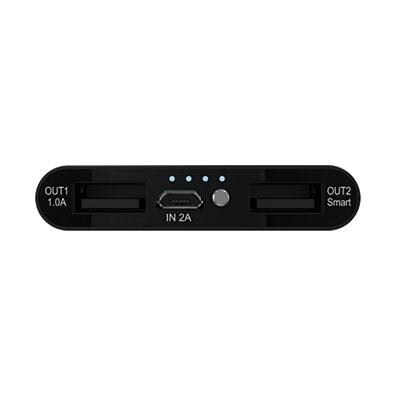 Supersonic - Sc-4090Pbblk - Ultra Thin 9Kmah Powerbank Blk