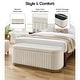 preview thumbnail 18 of 27, NPD Furniture Clinton Chenille Storage Bench