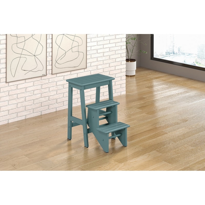 Boraam Niko 24 in Folding Step Stool - Aspen Valley - Counter Height