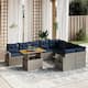 Option Grey-Table+2x corner+5x middle