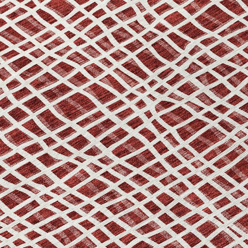 Machine Washable Indoor/ Outdoor Chantille Modern Abstract Rug