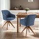 preview thumbnail 2 of 56, Art Leon Modern Wood Swivel Chair with Oak Legs