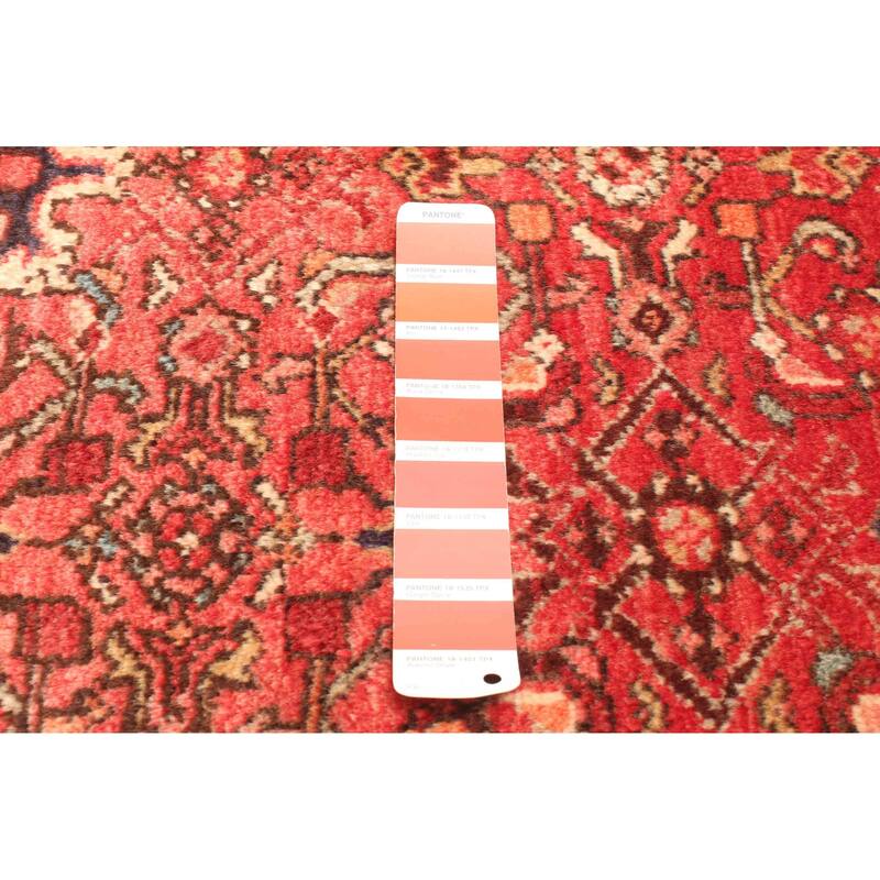 ECARPETGALLERY Hand-knotted Andelz Dark Red Wool Rug - 3'9 x 5'6