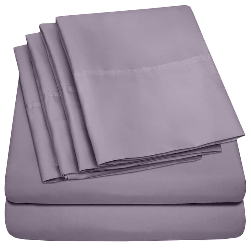 Sweet Home Collection Luxurious Ultra Soft 6-Piece Bed Sheet Set