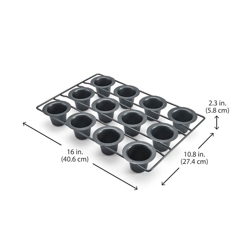 Chicago Metallic 12-Cup Mini Popover Pan