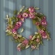 preview thumbnail 1 of 2, National Tree Company 20 inch Artificial Spring Wreath with Purple Daisy Blooms, Lavender Flowers, and Leafy Greens,