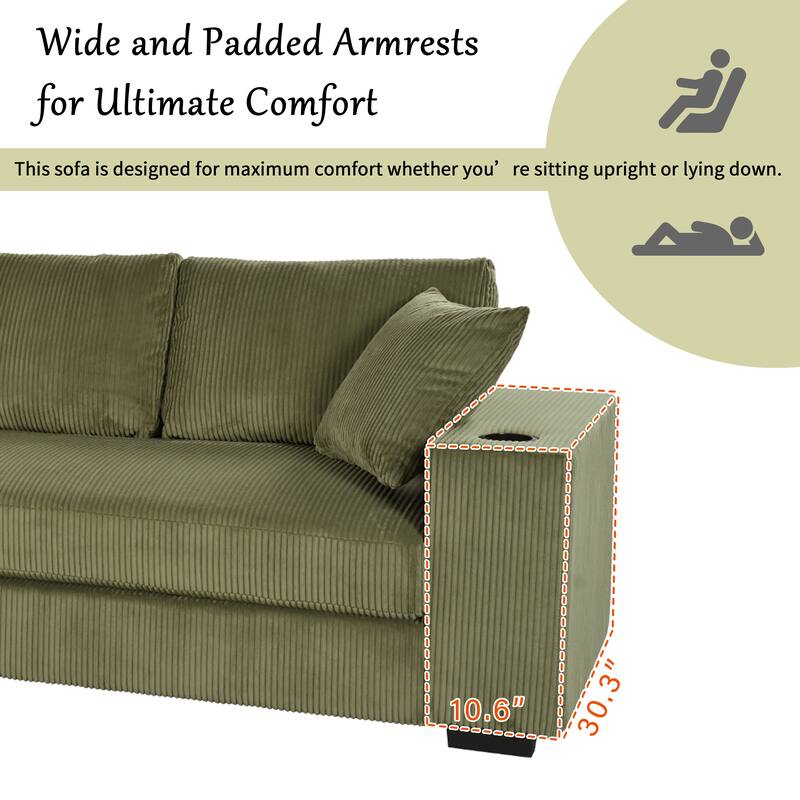 Christopher Knight Home - Trillium Fabric Sectional Sofa