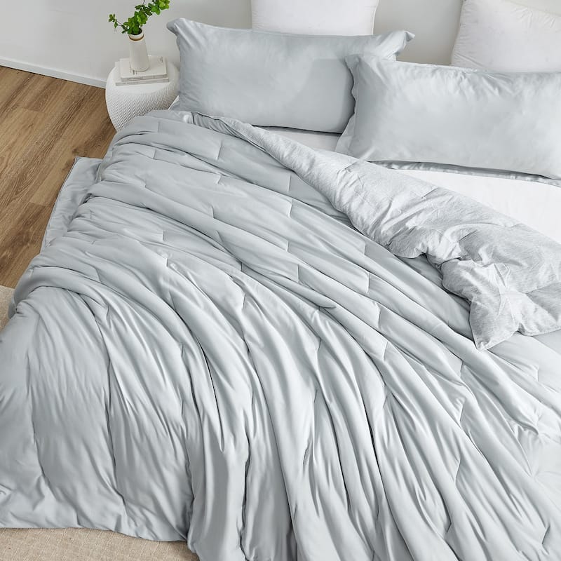 Ice Panda - Coma Inducer® Oversized Cooling Comforter Set - Glacier Gray