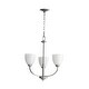 preview thumbnail 7 of 9, Quorum International Reyes 3 Light 22" Wide Chandelier