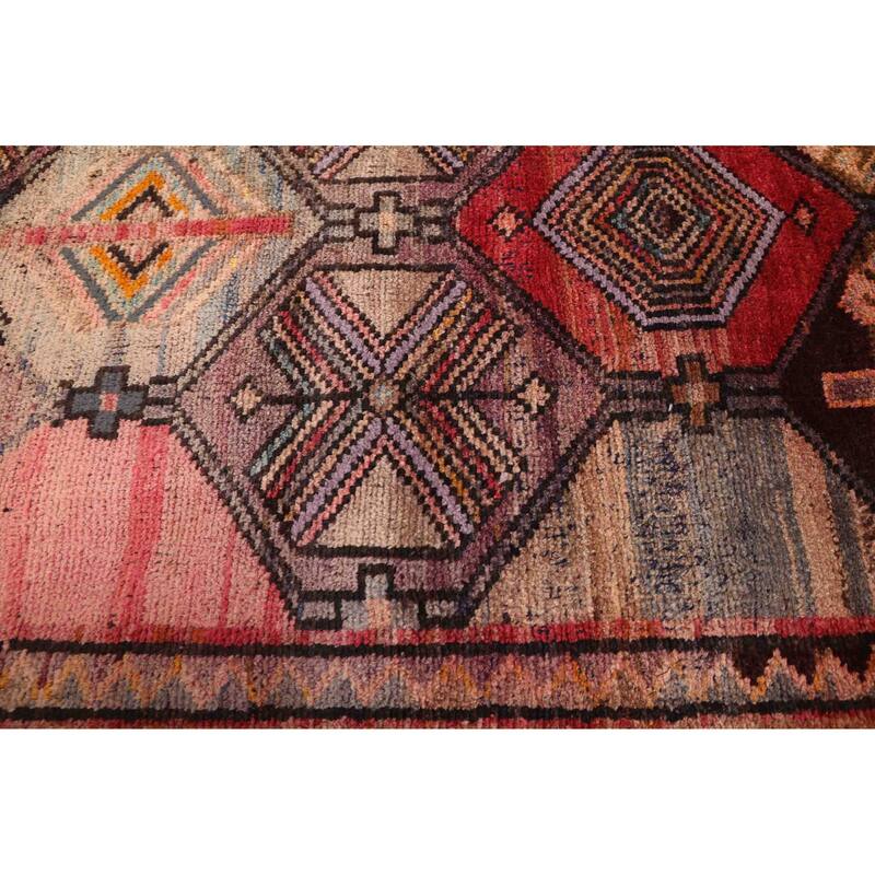 ECARPETGALLERY Hand-knotted Melis Multi Color Wool Rug - 3'5 x 9'0