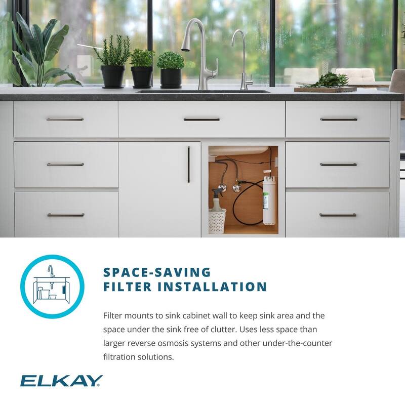 Elkay EWF3001 Quick-Connect DIY Universal Under Sink Filtration Kit