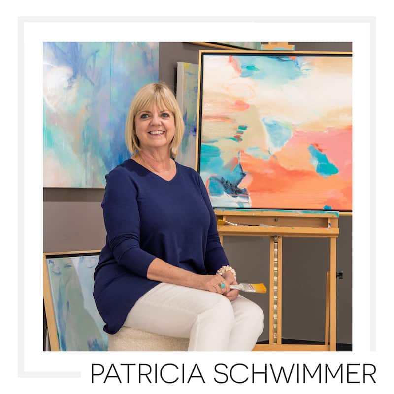 'Corners of My Mind' Framed Canvas Wall Art by Patricia Schwimmer