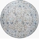 preview thumbnail 25 of 24, Livabliss Traditional Hassler Medallion Area Rug Dark Grey - Round - 7' 10" x 7' 10"