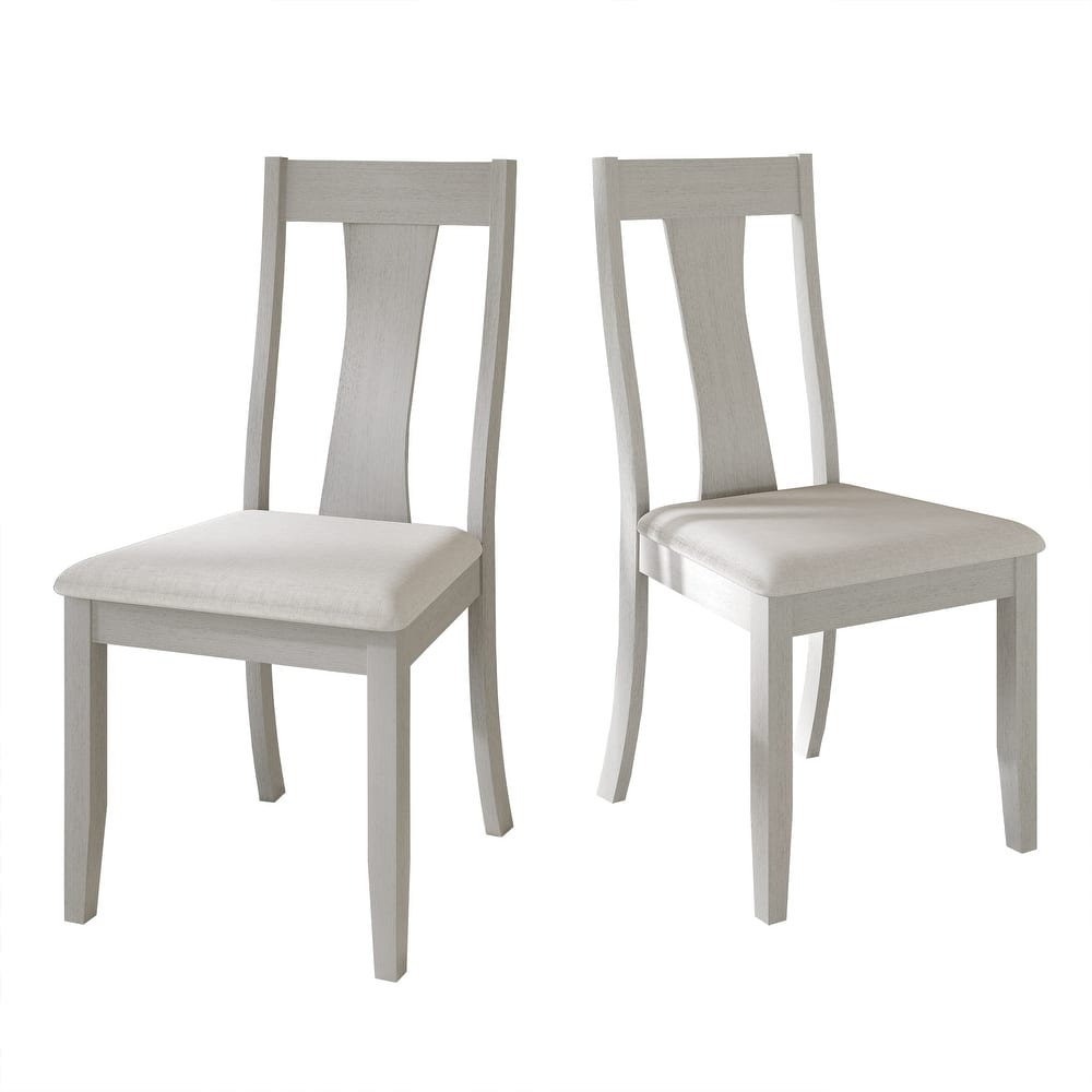 CraftPorch Vintage Style Wooden Dining Chairs (Set of 2)